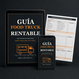 Guía Food Truck Rentable en tablet y celular con las plantillas